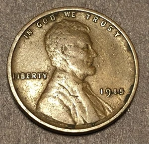 Centavo Lincoln Wheat 1915-P bonito en muy buen estado - Imagen 1 de 2