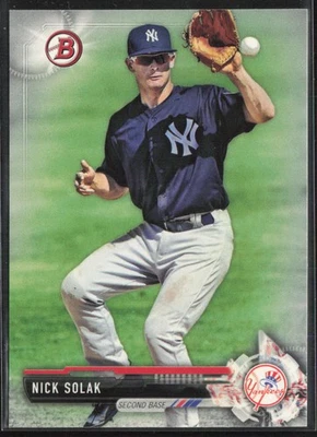 2017 Bowman Draft #BD-10 Nick Solak - Image 1 of 2
