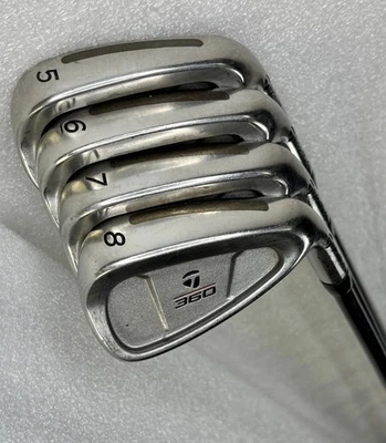 TaylorMade 360 4pc Iron Set 5/6/7/8 Irons LITE S-90 Graphite Shafts RH Grips - Image 1 of 4