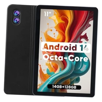 Android Tablet 11 Zoll 14(6+8)GB RAM 128GB ROM Octa-Core Prozessor, groß  - Bild 1 von 4