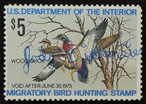 U.S. Used Stamp Scott #RW41 $5 Federal Duck Hunting. Fine - Very Fine. Choice! - Picture 1 of 2