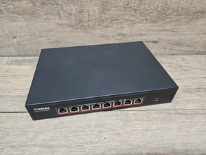 YuanLey 8 Port 10G PoE Switch Unmanaged, RJ45 Ports, 160Gbps Switching Capacity - Picture 1 of 9