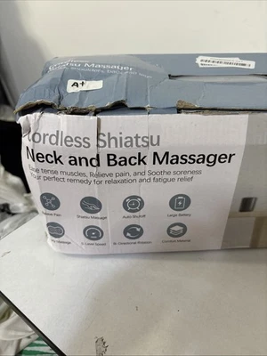 Massageador de shiatsu sem fio com calor novo caixa aberta - Imagem 1 de 4