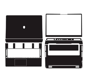 Laptop Aufkleber Skin Schutz Guard für Alienware 18 Area-51 Gaming Laptop 2025 - Bild 1 von 31