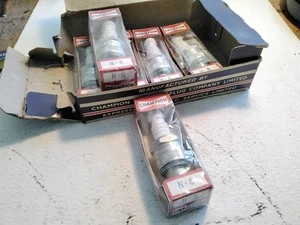 Champion N 8 Spark Plugs x6 - Picture 1 of 3