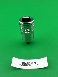 Snap-on Tools USA 3/8" Drive SAE 7/32" Stubby Hex Bit Chrome Socket FAXS7E - Picture 1 of 8