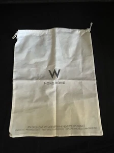 Wash Dust Bag Storage Cover Pouch Drawstring White 20" X 15.5" - Picture 1 of 6
