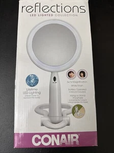 NEW Conair LED Reflections Urban 3x/1x Magnification Travel/Vanity Mirror. 🔥 - Picture 1 of 7