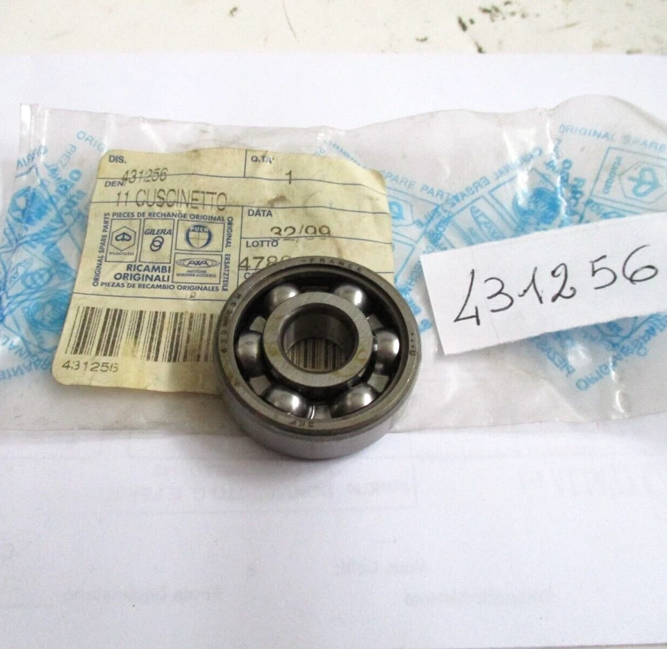 CUSCINETTO ASSE RUOTA POSTERIORE 12X37X12 PER SKIPPER 125/150 (SKF 6301 C3) - Immagine 1 di 1