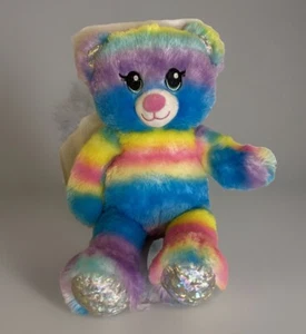 Build A Bear Rainbow Sparkle Teddybär 16 Zoll Plüschtier Stofftier - Bild 1 von 5