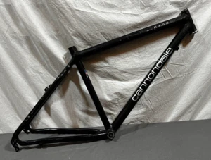 2000 Cannondale H400 18.5" C-T Aluminum Hybrid Bike Frame +BB Black - Picture 1 of 9