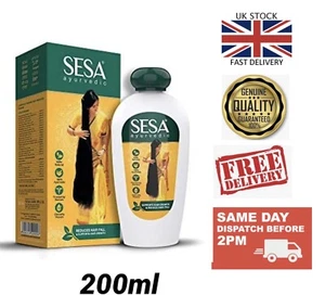 UK 200ml SESA Ayurvedic 100% Natural And Herbal Hair Oil GrowthPrevent Hair Fall - Picture 1 of 6