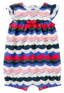 Gymboree By the Seashore Wave Print Bubble One-Piece 18-24 months MSRP $27 NWT  - Picture 1 of 1