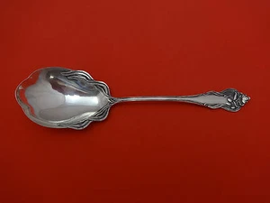 Nenuphar by American Plate Silverplate Salad Serving Spoon 8 1/2" - Picture 1 of 2