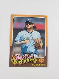 2024 Topps Heritage BO BICHETTE New Age Performers BLUE JAYS #NAP-2 1 - Picture 1 of 2