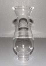 1 1/4" FITTER X 4 3/4" BEADED TOP MINIATURE CLEAR GLASS OIL LAMP CHIMNEY 66114J