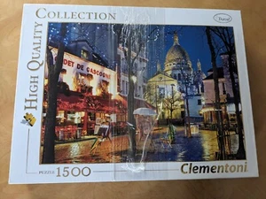 Clementoni, PARÍS, MONTMARTRE #3199 1500 Piezas Puzzle Alta Calidad Colección - Imagen 1 de 3
