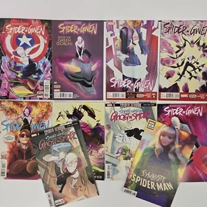 Marvel Spider Gwen Comic Book Lot Of (10) Radioactive VG - Picture 1 of 12