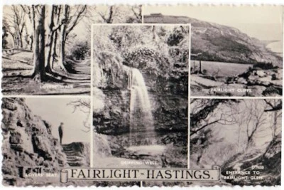 Kent. Fairlight Hastings, Multi View Card. RP, Shoemith & Etherridge, Posted1965 - Image 1 of 2