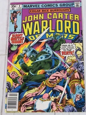 Cómics de Marvel de John Carter, Warlord of Mars #9 de febrero de 1978  Foto 1 de 2