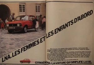 PUBLICITÉ DE PRESSE 1979 CITROËN LNA LA VOITURE QUI SIMPLIFIE LA VIE - Foto 1 di 1
