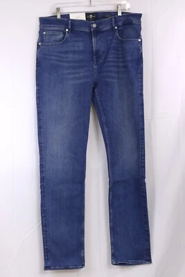 7 Seven For All Mankind Slimmy Straight Jeans Men (Sz 31 32 33 34 36) NWT - Image 1 of 4
