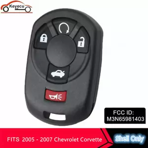 Replacement Case for 2005-2007 Chevrolet Corvette Keyless Remote Key M3N65981403 - Picture 1 of 5