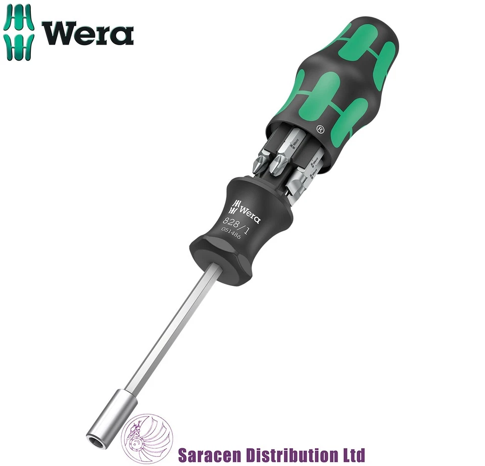 WERA KRAFTFORM KOMPAKT 27 SET 2 7 PIECE SCREWDRIVER & BIT SET - 05051511001 - Image 1 of 2