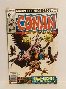 Marvels Conan Il Barbaro 75 giugno 1977 scritta sulla copertina interna - Foto 1 di 3