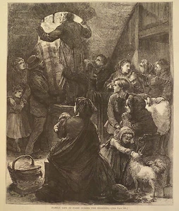 COMMUNIST PRISONERS AT VERSAILLES THE PETROLEUSES FRANCE HARPER'S WEEKLY 1871 - Picture 1 of 2