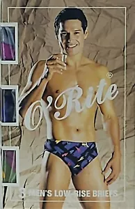 New Vintage 3 pack O' Rite Men's Low Rise Fashion Active Briefs Size Large NOS - Picture 1 of 6