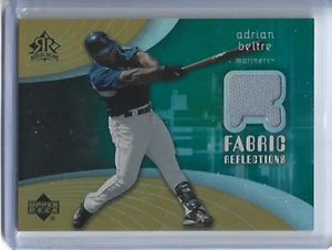 2005 Reflections Baseball Fabric Jersey #FR-AB Adrian Beltre-Mariners - Picture 1 of 2