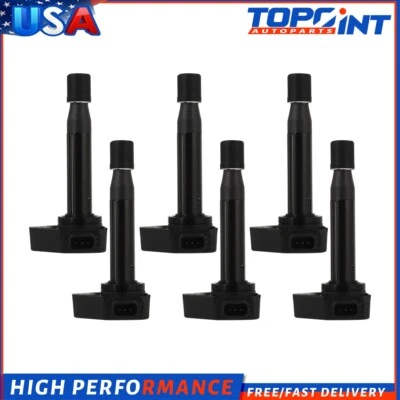 6 For 2001-03 Acura CL TL 3.2L V6 Honda Accord 3.0L Odyssey 3.5L Ignition Coil - Image 1 of 4