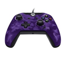WIRED CONTROLLER PURPLE CAMO - Xbox One, Brand New