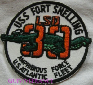PUS864 - US Navy Uss Fuerte Snelling LSD-80 Parche - Picture 1 of 2