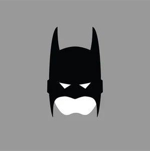Batman Mask - Mac Apple Vinyl Decal Laptop Decal Bumper Sticker Window Sticker - Picture 1 of 2