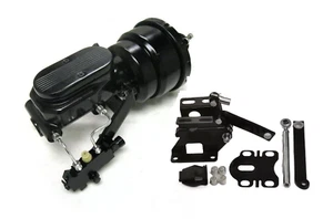 Ford Thunderbird 8" Power Brake Booster Milled Master Cylinder Disc Drum Kit - Picture 1 of 5