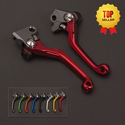 FXCNC For Honda CRF150R 2007-2020 Dirtbike Clutch Brake Pivot Levers Grip Red - Image 1 of 4