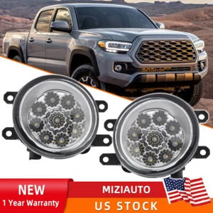 Luces antiniebla LED de parachoques con lente transparente para Toyota Tacoma 2016-2019 luces de conducción diestro y diestro - Imagen 1 de 16