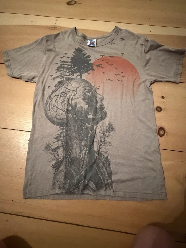 Camiseta The Human Tree Alan Hangover Película Marrón Comida Chatarra Adulto Talla Mediana Foto 1 de 1