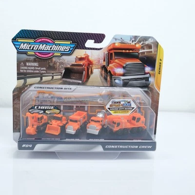 Micro Machines Series 2 World Pack- #04 CONSTRUCTION CREW - Image 1 of 4