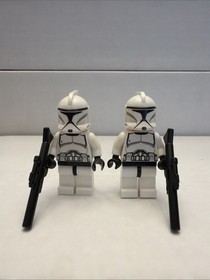 LEGO Star Wars Clone Trooper Phase 1 Minifigures Lot Of 2 75014 75023