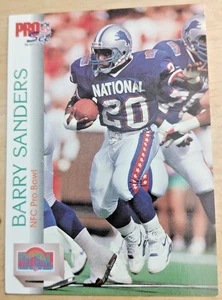 1992 Pro Set #421 Barry Sanders Detroit Lions-NFL-MINT-HOF - Picture 1 of 2