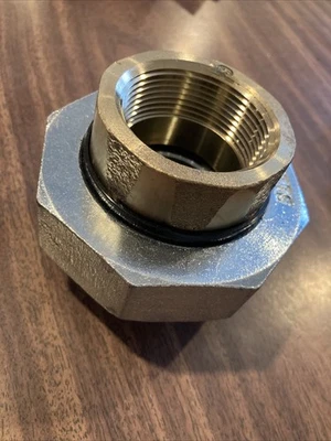 Hierro maleable sin plomo unión dieléctrica Watts 1-1/2" LF3003 nuevo Foto 1 de 4