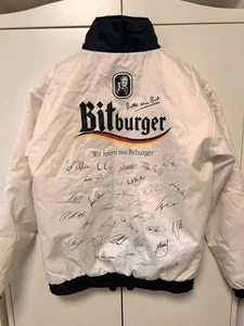DFB Jacke , Bitburger , Mit Unterschriften - Bild 1 von 6