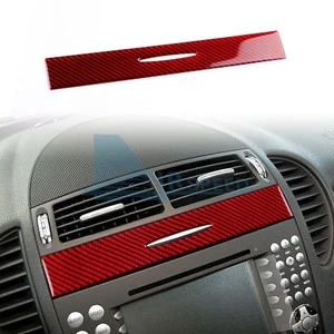 For Benz SLK 2004-2010 REAL Red Carbon Fiber Interior Decorative Trim Stickers - Bild 1 von 71