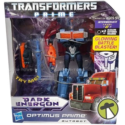 Transformers Prime Dark Energon Optimus Prime Action Figure 2012 Hasbro NRFB - Image 1 of 4