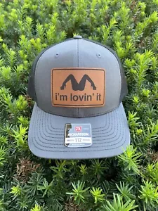I'm Lovin' It Mc Donald Parody Funny Spoof Snapback Hat Laser engraved patch - Picture 1 of 8