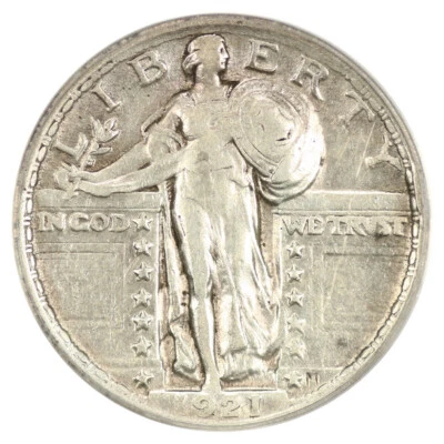 1921 25C PCGS XF40 Standing Liberty Quarter 723616 - Image 1 of 4