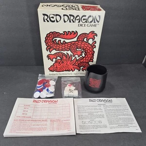 1995 Red Dragon Dice Game by Jax Vintage - Picture 1 of 13